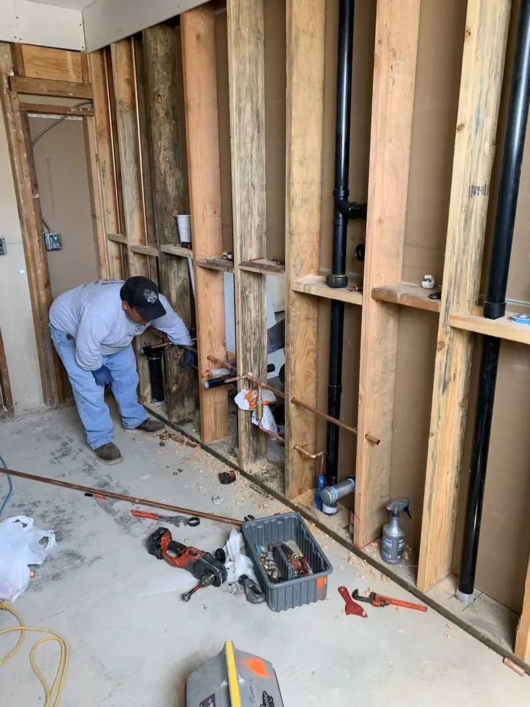 Commercial rough-in plumbing for Water Heater Replacement in Fairmount Park